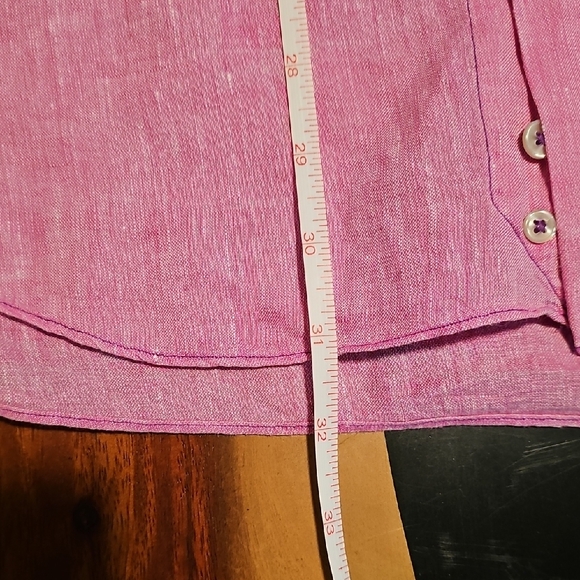 Men's Pink Button-Up Shirt - Picture 12 of 14